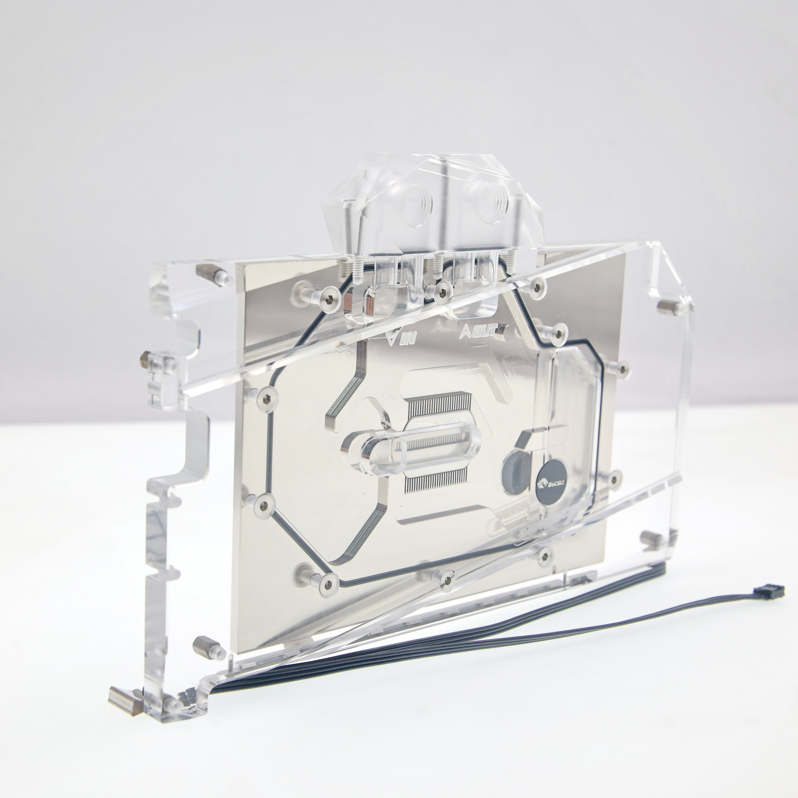 Rtx 4090 Water Block Full Cover - Refroidisseur de bloc GPU RGB à