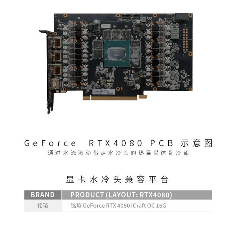 Bykski bloc GPU pour MAXSUN RT - Rtx 4080 Water Cooling Block avis et prix
