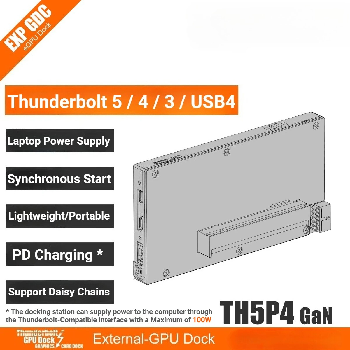 Carte graphique externe eGPU T - Gpu External Dock Egpu Thunderbolt 4 avis et prix