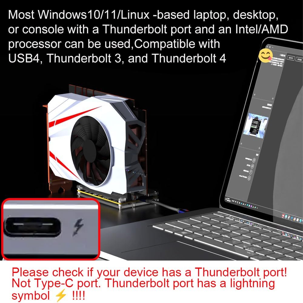 Station d'accueil eGPU RGEEK 2 - Gpu External Dock Egpu Thunderbolt 4 avis et prix